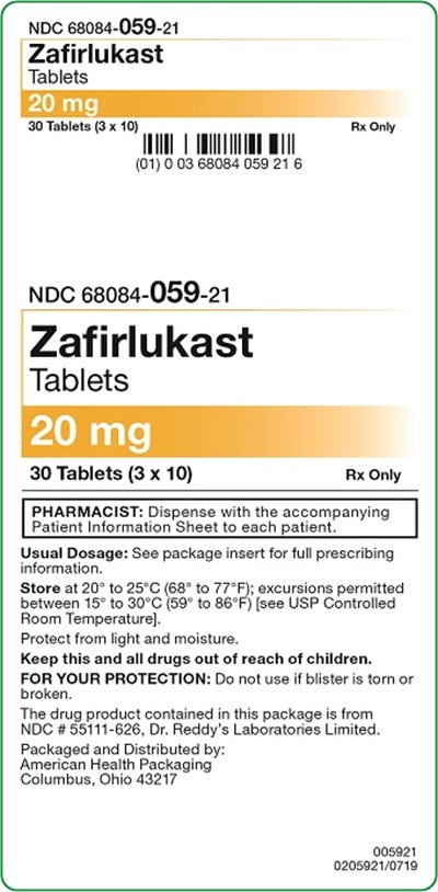 20 mg Zafirlukast Tablets Carton.jpg 20 mg Zafirlukast Tablets Carton - 20 mg Zafirlukast Tablets Carton